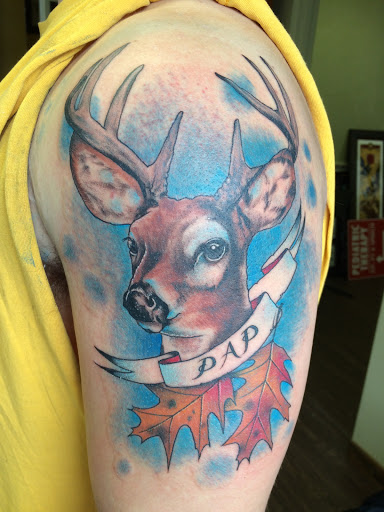 Explore simple tattoo ideas for guys, creative tattoo ideas in New Kensington, available at BLUE HERMIT TATTOO