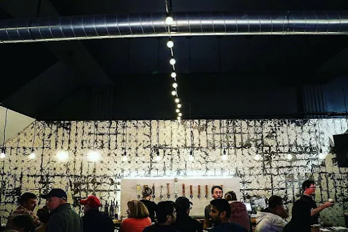 Craft beer at a brewery in Augusta Maine