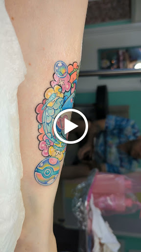 Explore witch moon tattoo ideas, creative tattoo ideas in Hilo, available at Tattoo Cute Hilo, Hawaii