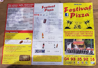 Festival Pizza à Menton menu