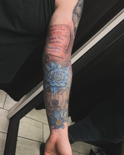 Explore cyber tattoo ideas, creative tattoo ideas in Cadillac, available at Limitless Ink Tattoo Studio