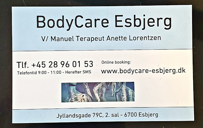 Bodycare-esbjerg ved manuel terapeut Anette Lorentzen - Kiropraktor
