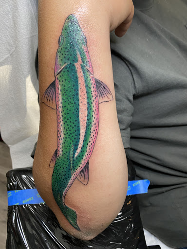 Explore tattoo ideas for aquarius, creative tattoo ideas in Mountain Ranch, available at INKD UP TATTOO STUDIO