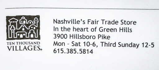 Gift Shop «Ten Thousand Villages», reviews and photos, 3900 Hillsboro Pike #20, Nashville, TN 37215, USA