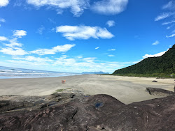 Photo de Plage de Barra do Una avec un niveau de propreté de très propre