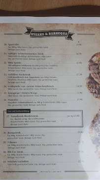 Restaurant Restaurant Tomahawk à Waldbronn (le menu)