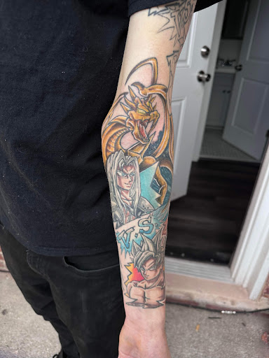 Explore book tattoo ideas, creative tattoo ideas in Baltimore, available at Studio 7 Tattoo and Art Gallery