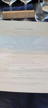 Restaurant gastronomique Le Pily à Cherbourg-en-Cotentin (le menu)