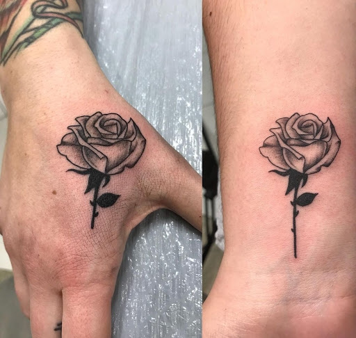 Explore trafalgar law tattoo ideas, creative tattoo ideas in Schaumburg, available at Atmosphere Tattoo Gallery - Schaumburg