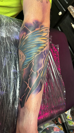 Explore tattoo arm filler ideas, creative tattoo ideas in Jefferson, available at Slammin Ink Tattoo