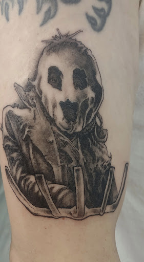 Explore tattoo basketball ideas, creative tattoo ideas in Des Moines, available at Skin Kitchen Tattoo