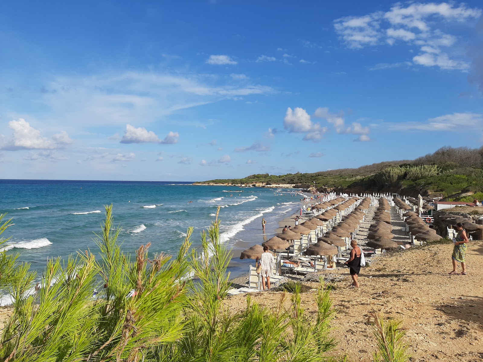 Foto di Spiaggia Baia dei Turchi area del resort sulla spiaggia