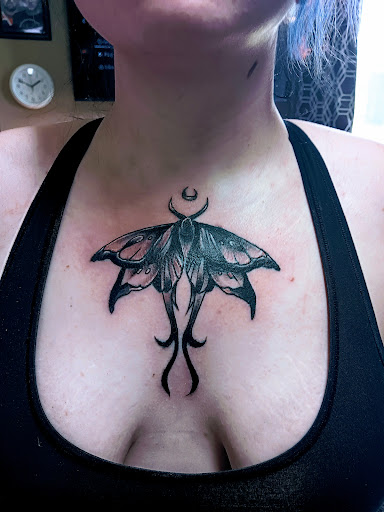 Explore halloween flash tattoo ideas, creative tattoo ideas in Angola, available at SafeHouse Ink