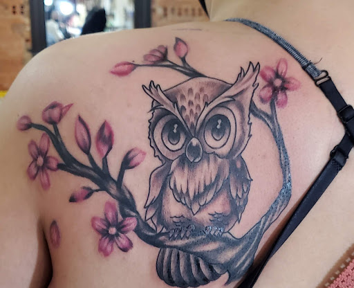 Explore forearm christian tattoo ideas, creative tattoo ideas in Victor, available at Rite of Passage Tattoo Inc