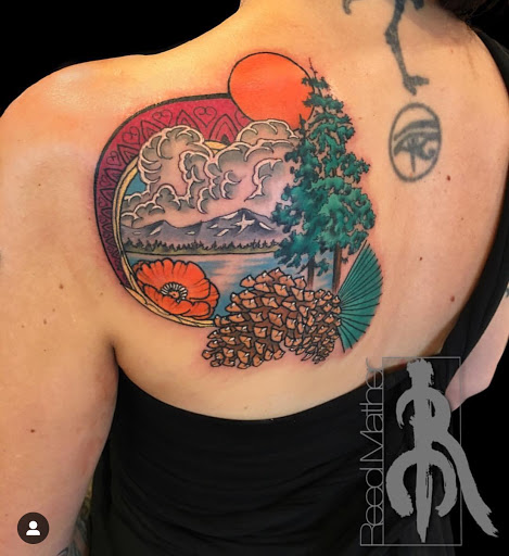 Find necklace tattoo ideas for your next unique tattoo in South Lake Tahoe at Lake Monster Tattoo