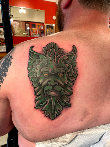 Explore travel tattoo ideas for guys, creative tattoo ideas in Black River Falls, available at Black River Tattoo