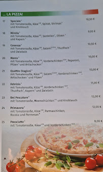 Carte du Ristorante Pizzeria Rovella à Reutlingen