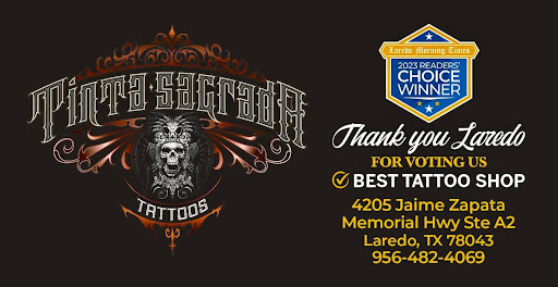 Explore sinister tattoo ideas, creative tattoo ideas in Laredo, available at Tinta Sagrada Tattoos & Supplies