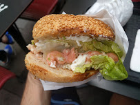 Sandwich au poulet du Restaurant Bagel Baget Café à Paris - n°14