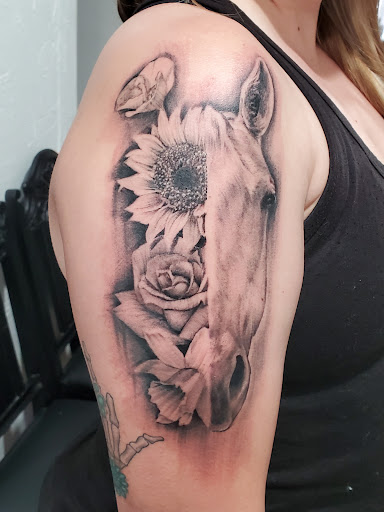 Explore bible tattoo ideas for men, creative tattoo ideas in Fresno, available at Happy Client Tattoo