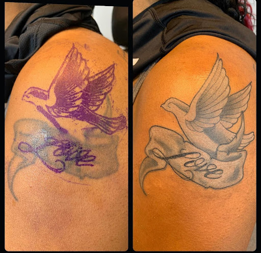 Explore lol tattoo ideas, creative tattoo ideas in Fort Wayne, available at Grade A Tattoos and Body Piercing