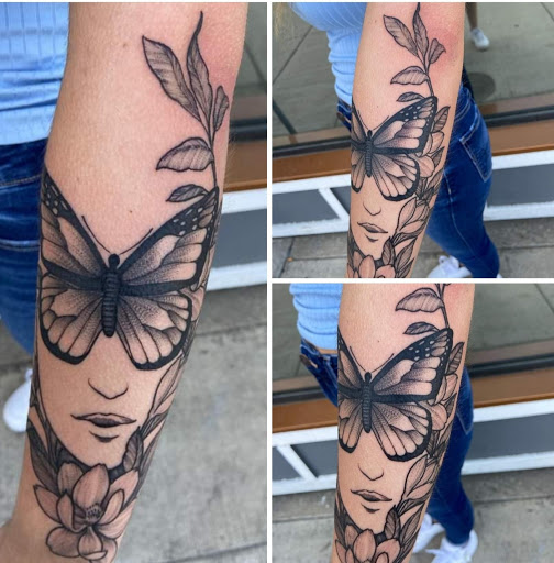 Explore horror tattoo ideas simple, creative tattoo ideas in Shelbyville, available at Stage Left Tattoo and Piercing