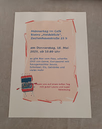 Restaurant allemand Cafe Bistro Heideblick à Halle (Saale) - menu / carte