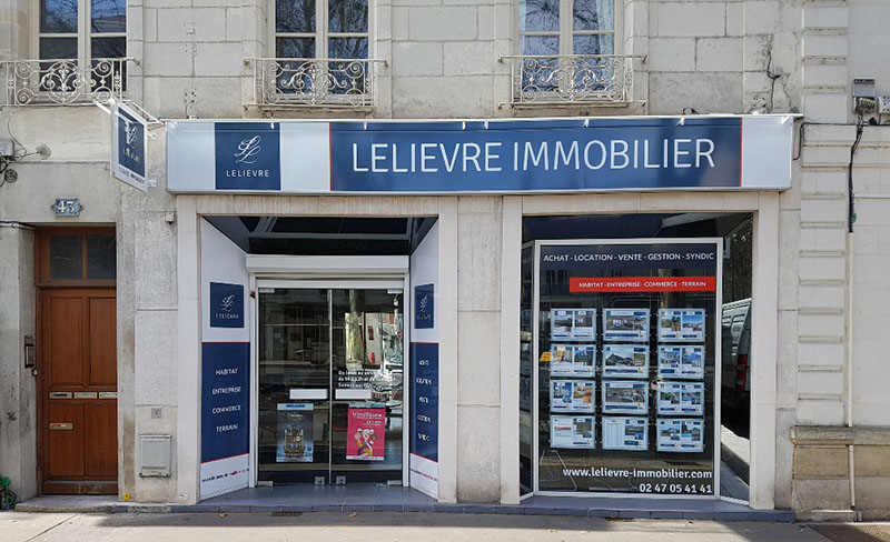 Agence immobilière LELIEVRE Tours Centre - av. de Grammont à Tours (Indre-et-Loire 37)