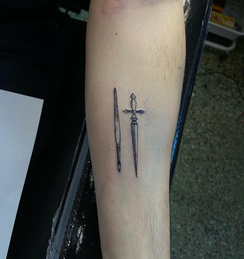 Explore mary jane tattoo ideas, creative tattoo ideas in Belgrade, available at The Loyal Sparrow Tattoo and Piercing