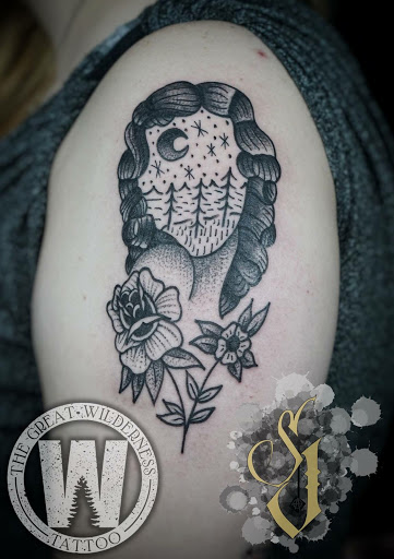 Explore water lily tattoo ideas, creative tattoo ideas in Warrior, available at The Great Wilderness Tattoo