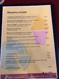 Restaurant OResto Comme à la Maison à Millau (la carte)