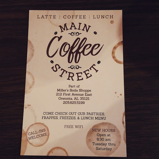 Restaurant «Miller Drug Ice Cream & Soda Shoppe», reviews and photos, 212 1st Ave E, Oneonta, AL 35121, USA