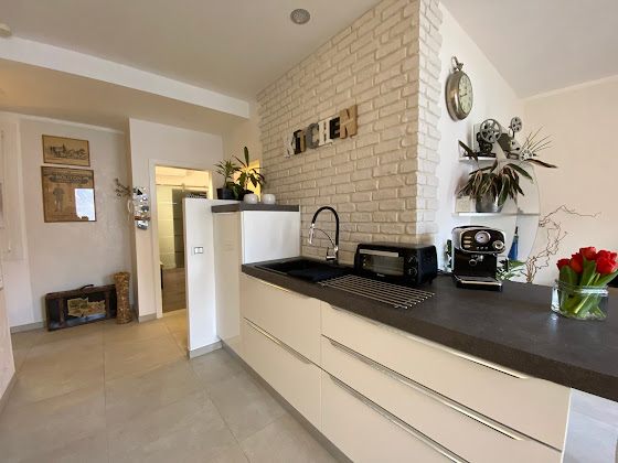 Cuisine Appartamento vacanze Bouganville Apartment Ferienwohnung Limone sul Garda 25010 Limone Sul Garda