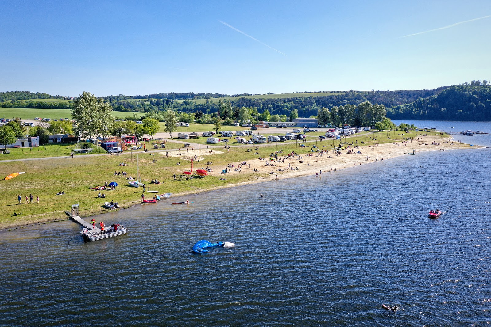Photo of Saalburg Beach with bright sand surface