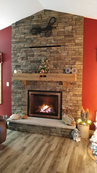 Iowa Fireplace by Stone Works