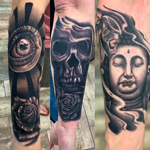 Explore boat tattoo ideas, creative tattoo ideas in Buford, available at Wild Tribe Tattoos and Piercings