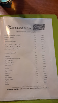 Landhaus am kleinen Sägeweiher à Kirkel menu