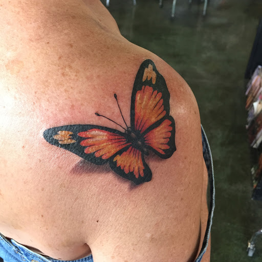 Explore scuba diver tattoo ideas, creative tattoo ideas in Reno, available at Aces Tattoo