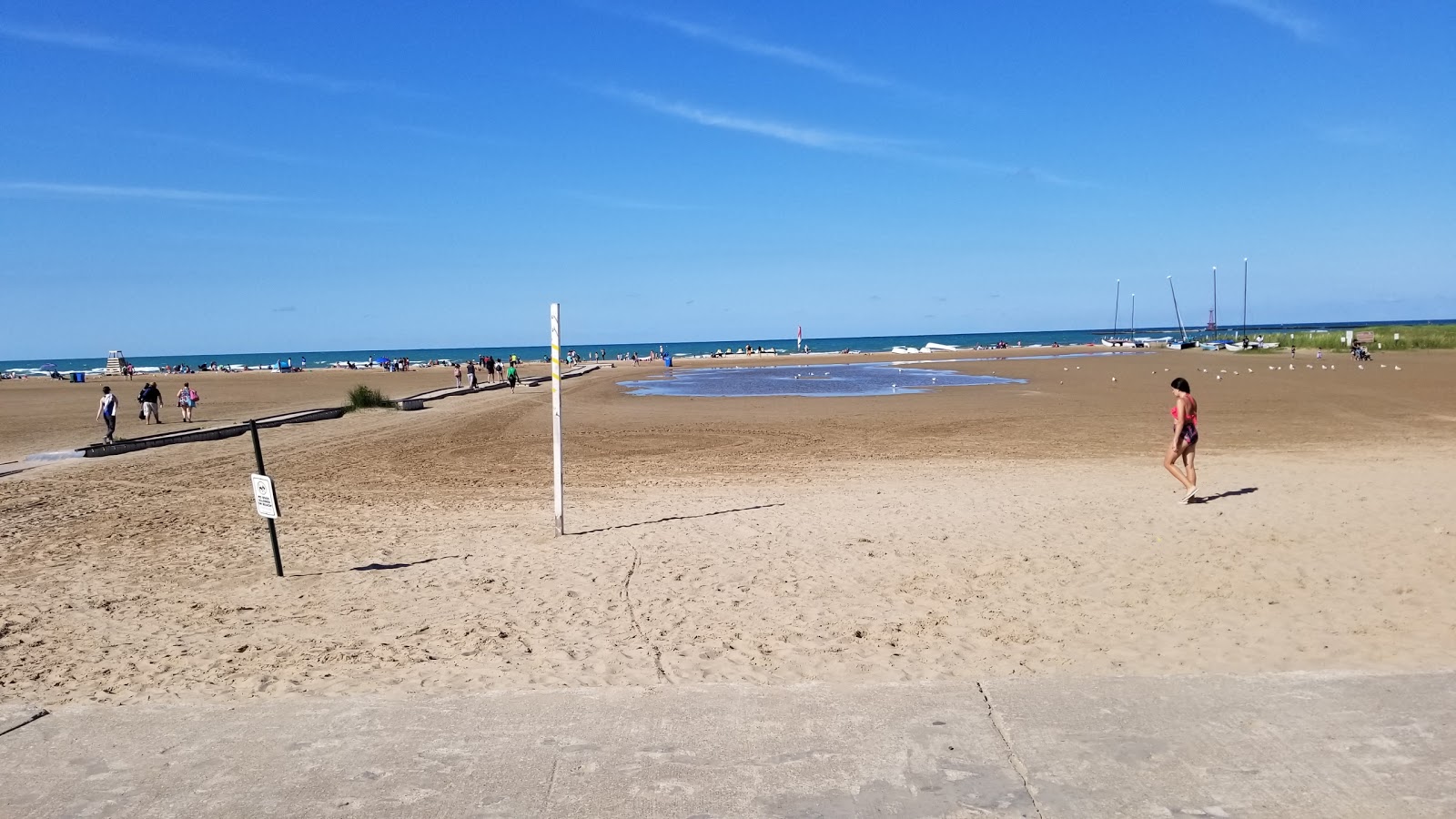 Foto di Montrose Beach con molto pulito livello di pulizia