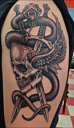 Explore tattoo ideas grandmother, creative tattoo ideas in Mchenry, available at Lunchbox Tattoo and Body Piercing