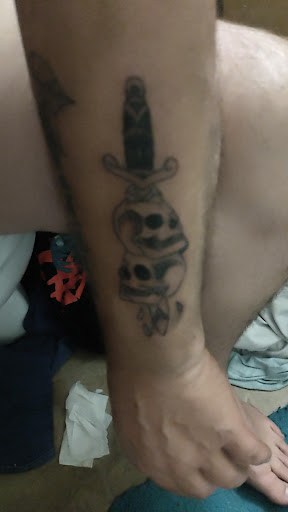 Explore biomechanical tattoo ideas, creative tattoo ideas in Rockport, available at Electric Sunset Tattoo