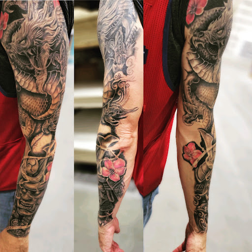 Explore tattoo ideas biker, creative tattoo ideas in Sarasota, available at SEVEN SINS Tattoo Studio