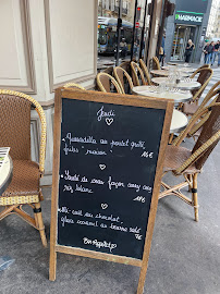 Restaurant français Faubourg 34 à Paris (le menu)