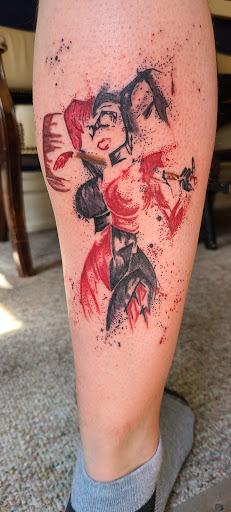 Explore jack and sally couple tattoos ideas, creative tattoo ideas in Meadville, available at Lucky Lucys Tattoo and Art Studio