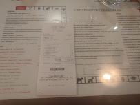 Restaurant E2V à Versailles - menu / carte