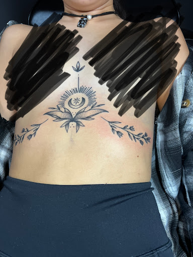 Explore neck tattoos ideas, creative tattoo ideas in Mesa, available at Next Wave Tattoos and Piercings 2