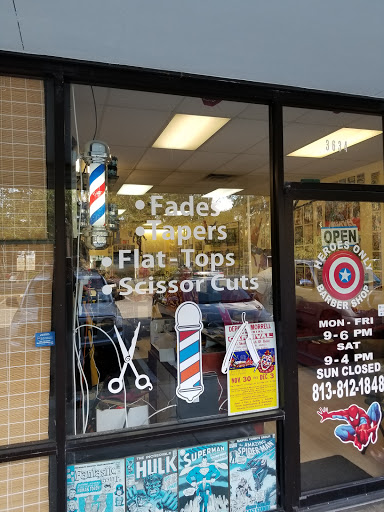 Barber Shop «Heroes Only Barber Shop», reviews and photos, 10412 County Rd 39, Lithia, FL 33547, USA