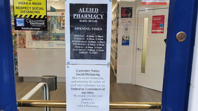 Reviews of Allied Pharmacy Gloucester in Gloucester - Pharmacy