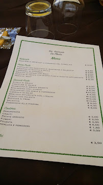 Carte du Ristorante Bar Da Plenta à Santo Stefano di Cadore