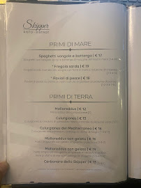 Menu du Lo Skipper à Tortolì
